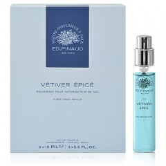 Refill EDT Vetiver Epice (15ml x 3)